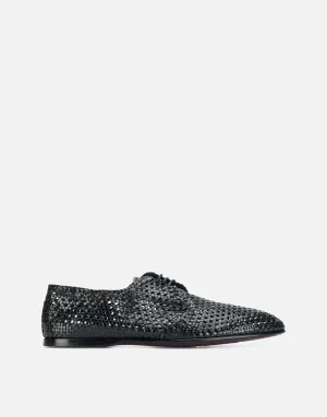 Hand-Woven Derby Shoes