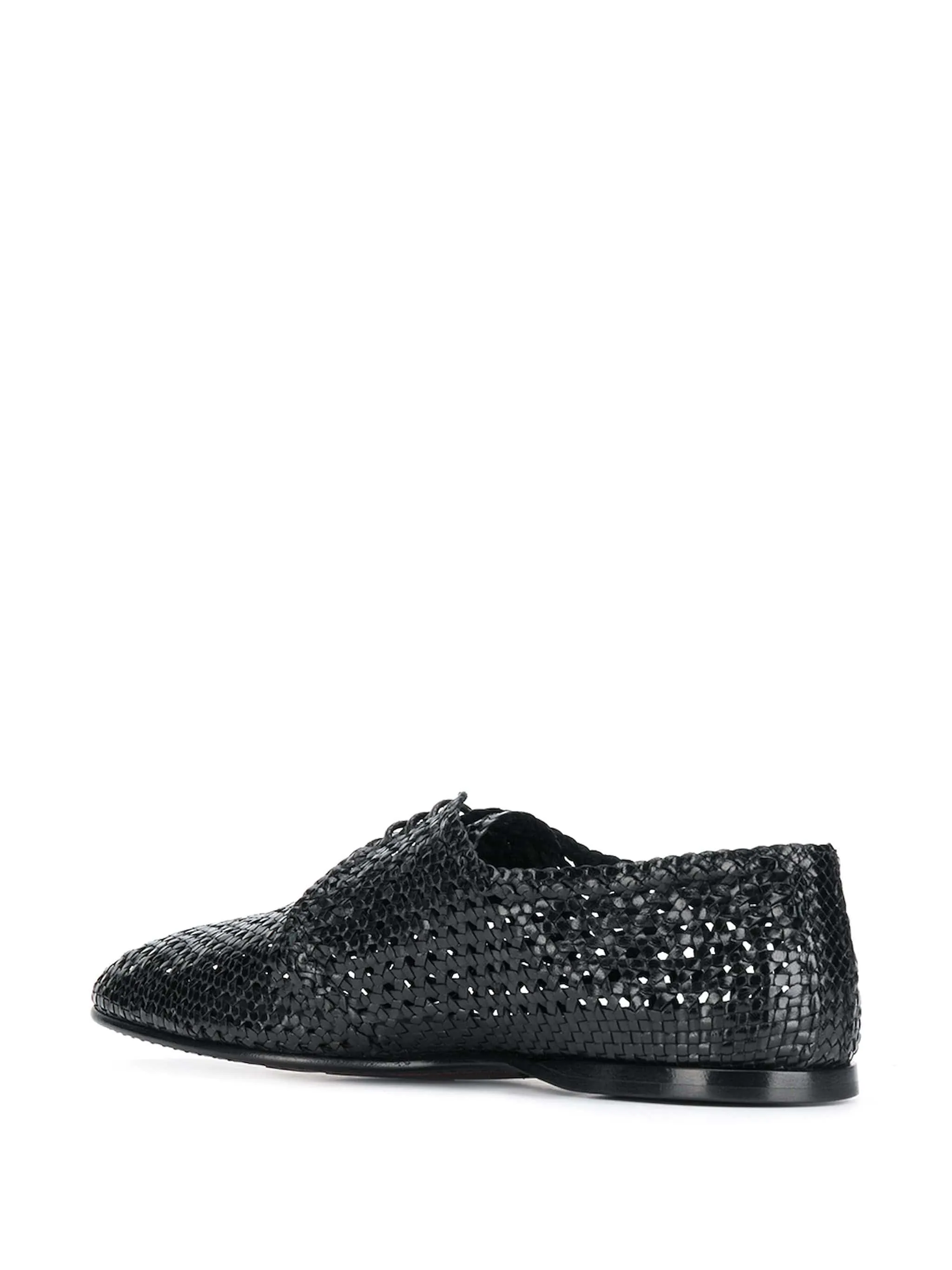 Hand-Woven Derby Shoes