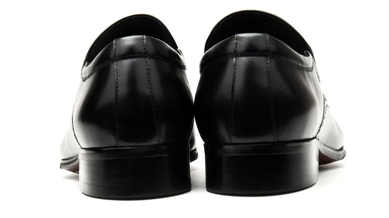 Handmade Pointed Toe Man's Slip on Shoes