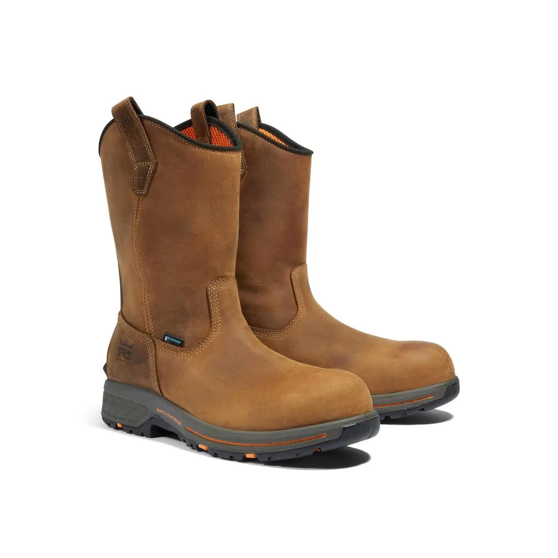 Helix HD Composite-Toe Waterproof Pull-On Work Boot Brown