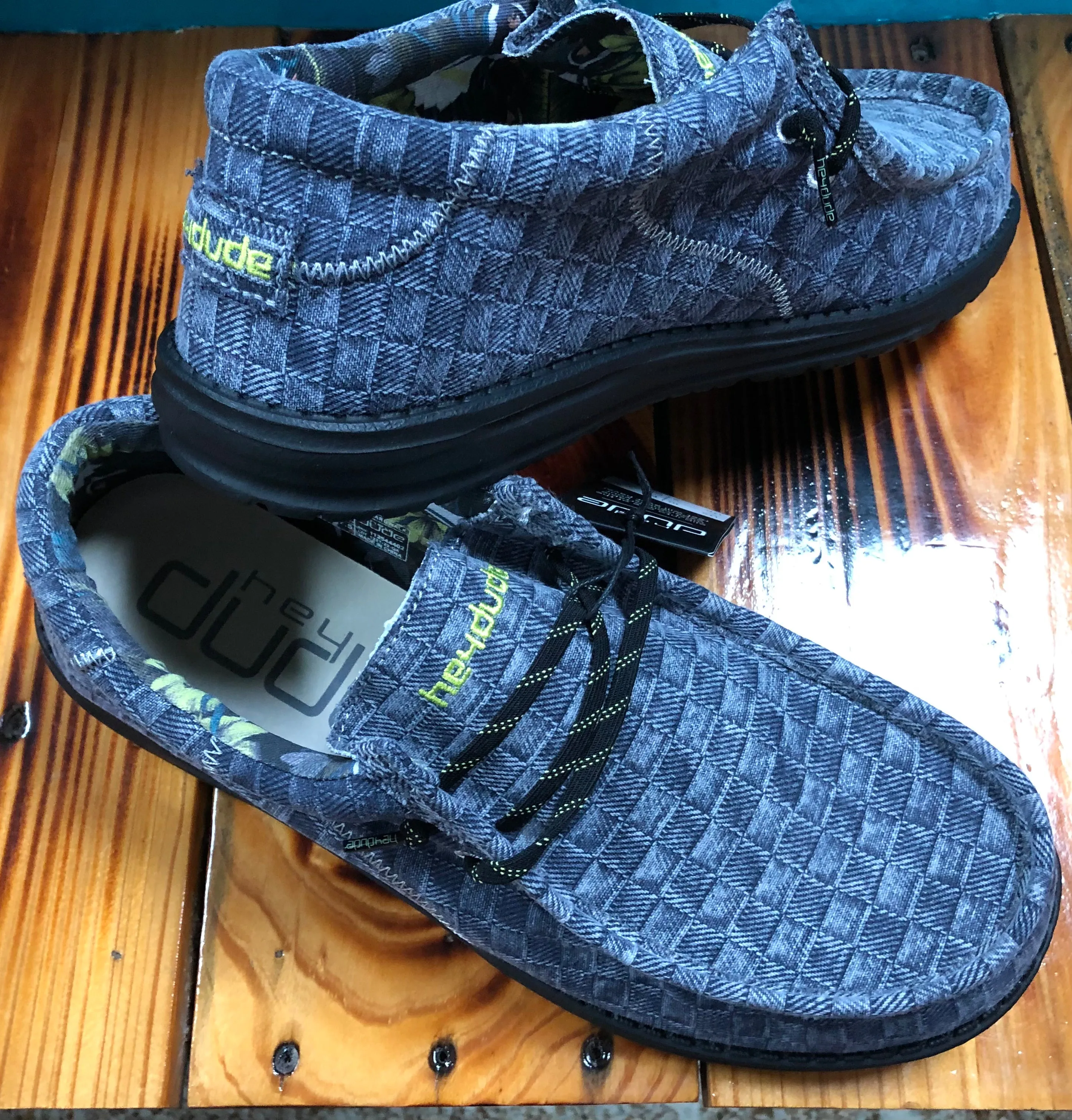 HEYDUDE WALLY BREAK CALI GREY BOARDWALK