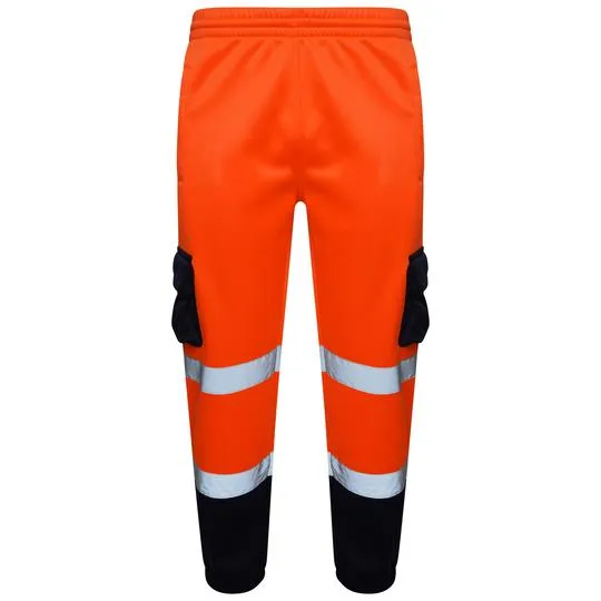Hi Vis EN ISO 20471 Class 2 Orange/Navy Bottom