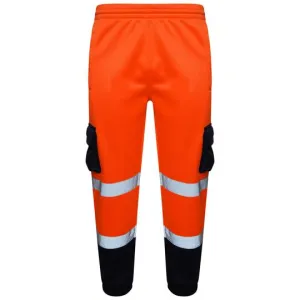 Hi Vis EN ISO 20471 Class 2 Orange/Navy Bottom