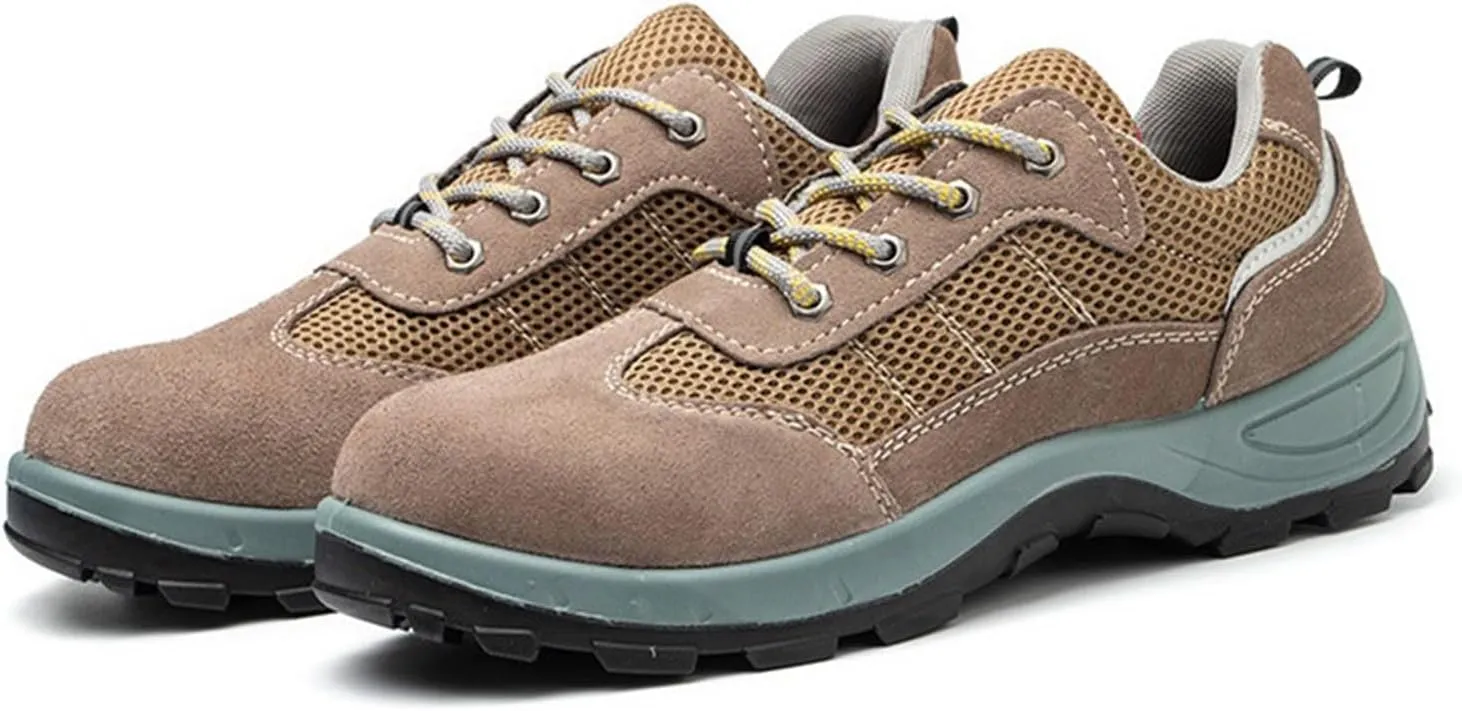 Hiking Shoes Women Waterproof Mesh Lightweight Breathable Walking Shoes Men Non Slip Lace Up Running Shoes