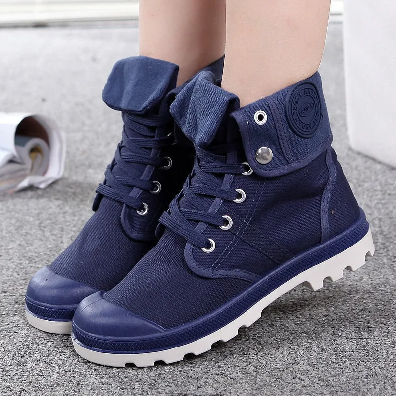 Hip Hop Desert Style Fashion Autumn Military Comfortable Canvas Tactical Ankle Boots Shoes Size