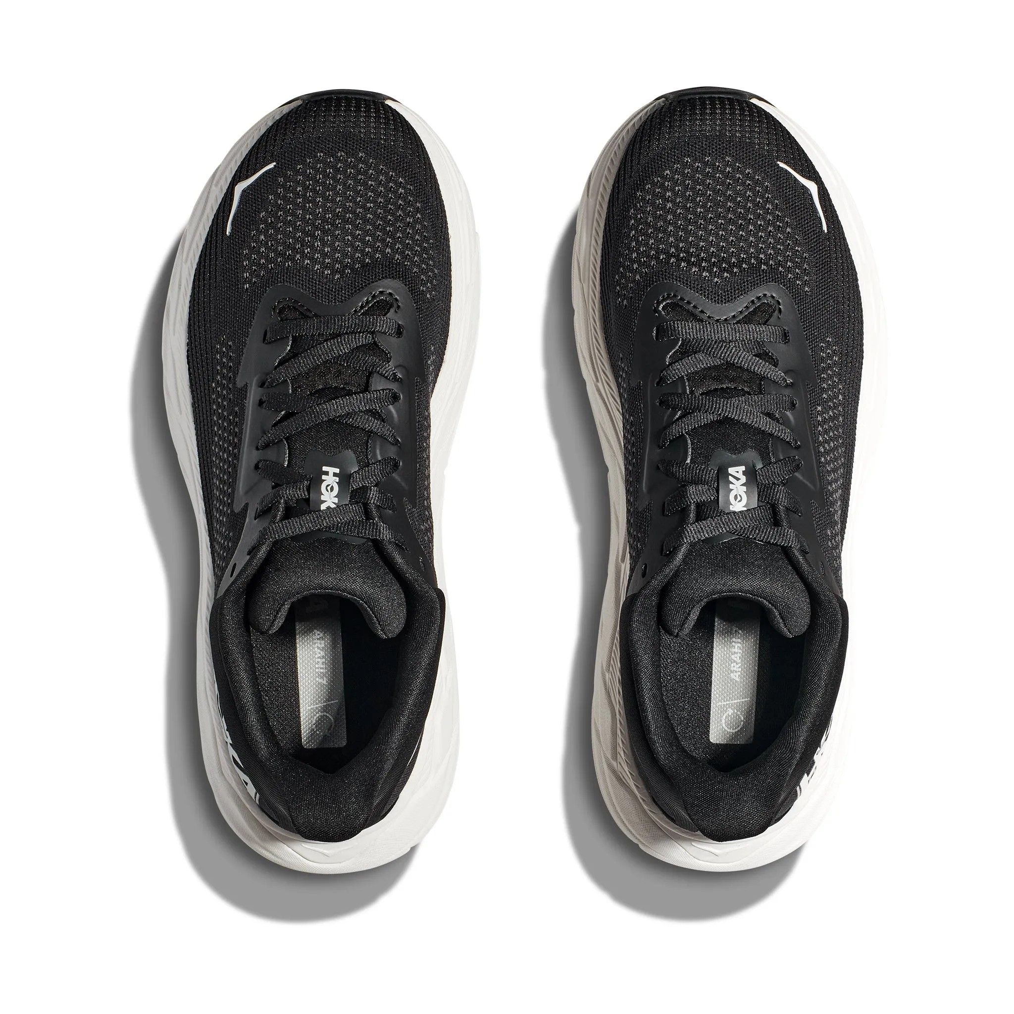 Hoka Arahi 7 Men's Wide Fit Black White
