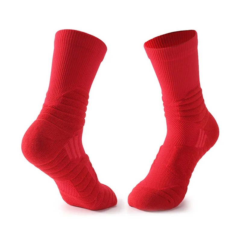 Hywell™ | Breathable Cushioned Basketball Crew Socks | 1 Pair