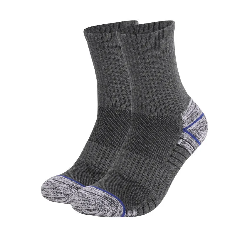 Hywell™ | Thick Padded Compression Basketball Crew Socks | 3 Pairs