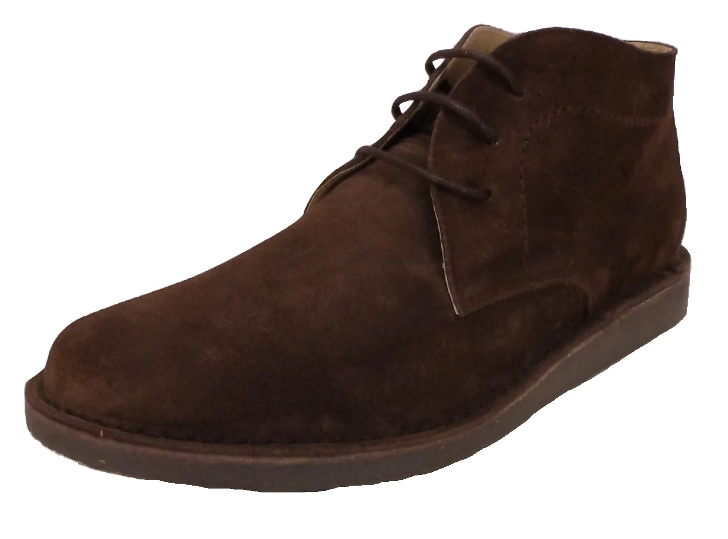 Ikon Original Brown Nomad 70s Mod Style Real Suede Desert Boots