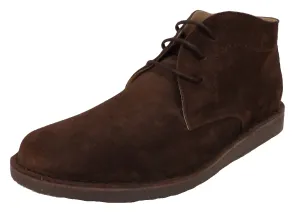 Ikon Original Brown Nomad 70s Mod Style Real Suede Desert Boots