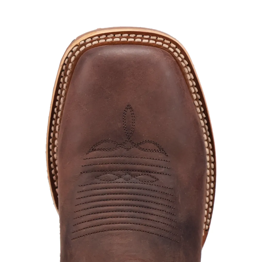 Jenks Leather Boot - Brown/Green - DP5019
