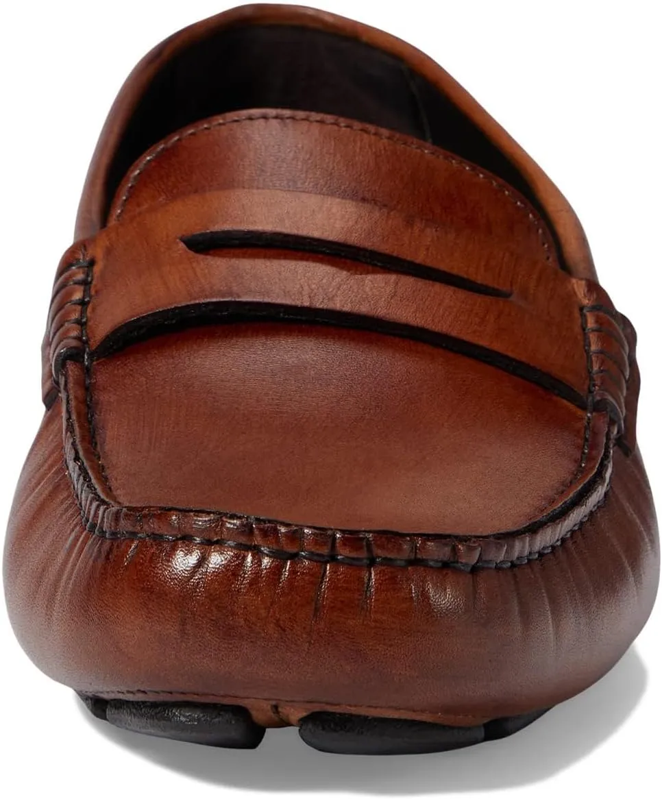 Johnston & Murphy Men’s Dayton Penny Shoes - Men’s Dress Shoes, Leather Moccasin Shoes, Dress Shoes for Men, Cushioned Footbed, Men’s Penny Loafers, Business Casual Shoes