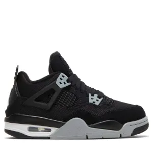 Jordan 4 Retro Black Canvas (GS)