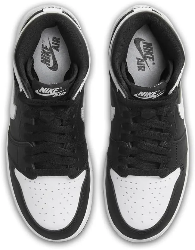 Jordan Youth Air 1 Retro High Og Gs Black/White-White (FD1437 010) Big Kid's Shoe