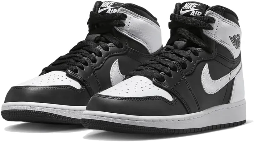 Jordan Youth Air 1 Retro High Og Gs Black/White-White (FD1437 010) Big Kid's Shoe