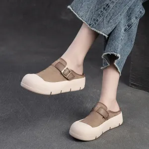 Koznoy Leather Wedge Sandals