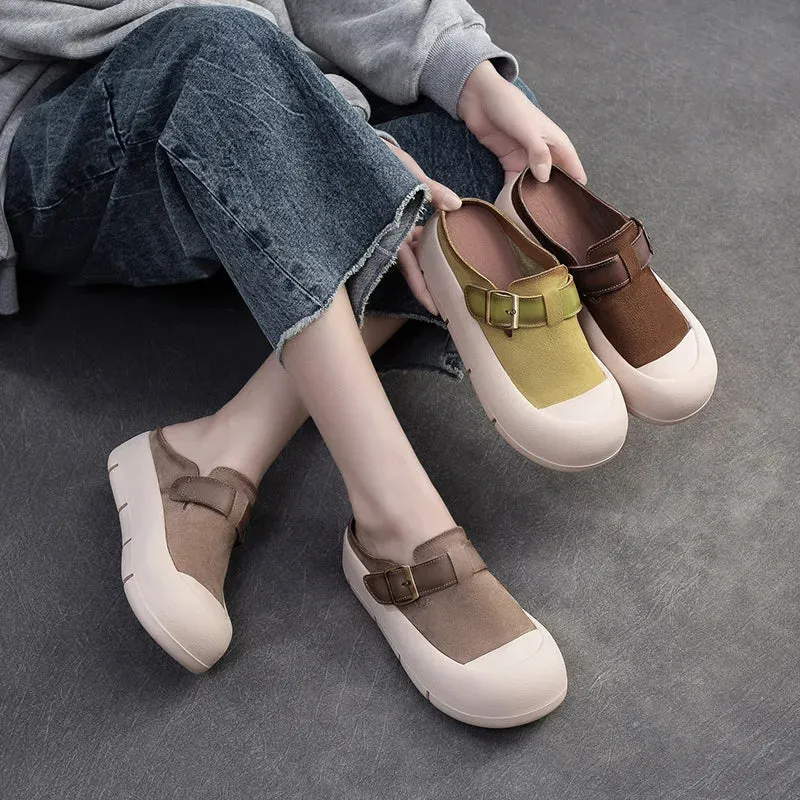 Koznoy Leather Wedge Sandals