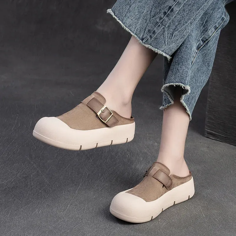 Koznoy Leather Wedge Sandals
