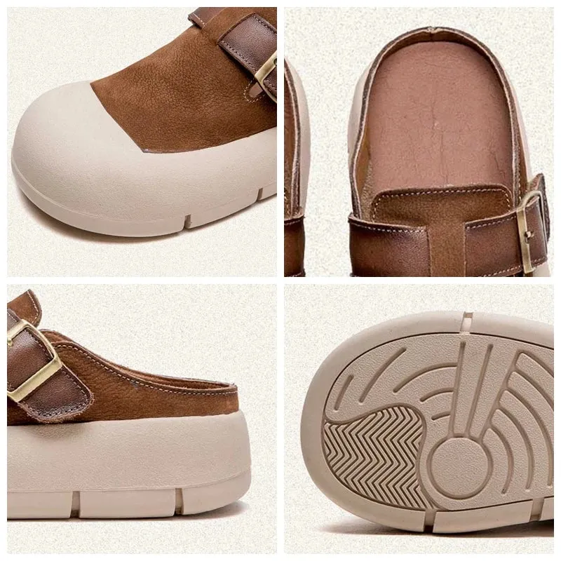 Koznoy Leather Wedge Sandals
