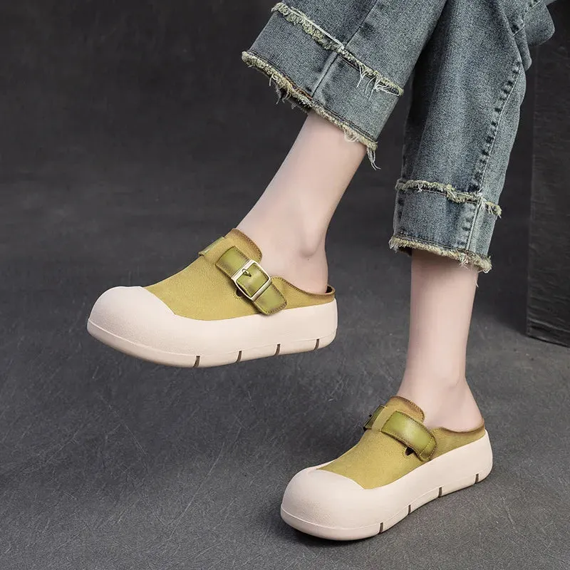 Koznoy Leather Wedge Sandals
