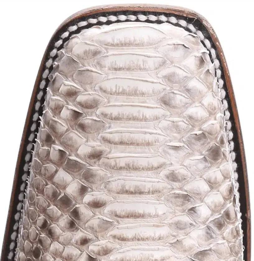 L5740 - Corral natural western roper python boots for men