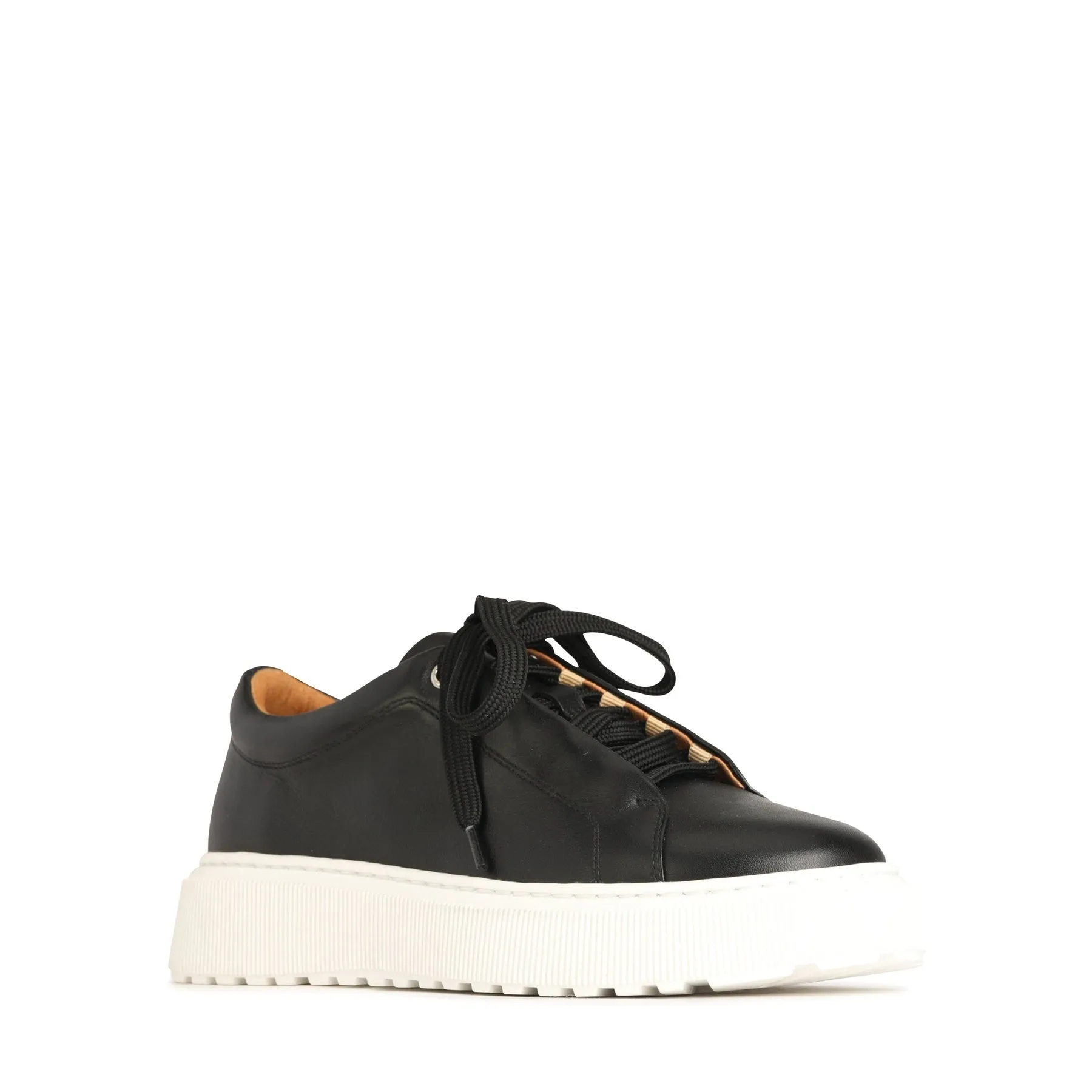 LAE LEATHER LACE UP SNEAKERS