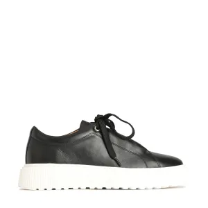 LAE LEATHER LACE UP SNEAKERS