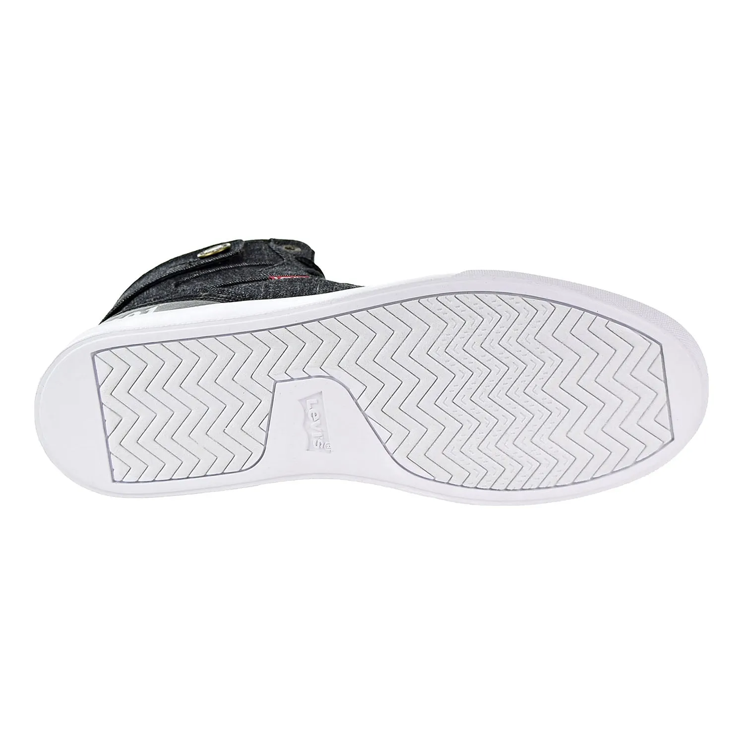 Levi's Jeffrey Hi 501 SB Men's Fashion Shoes Black/White
