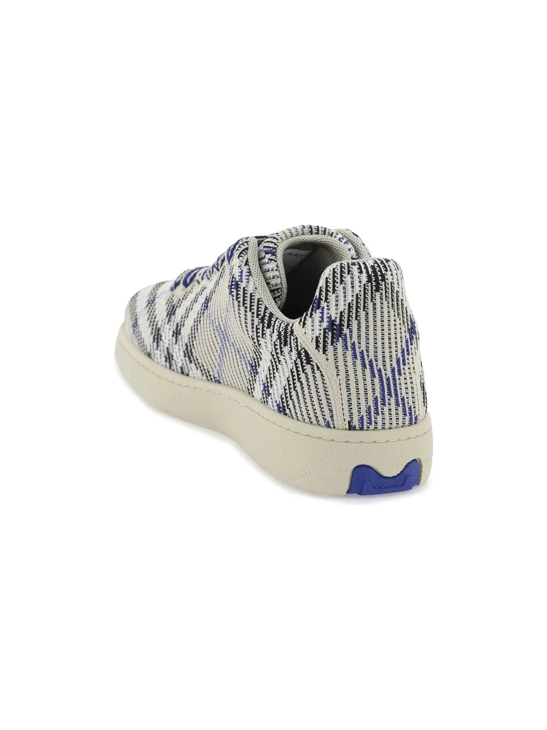 Lichen Check Knit Sneakers