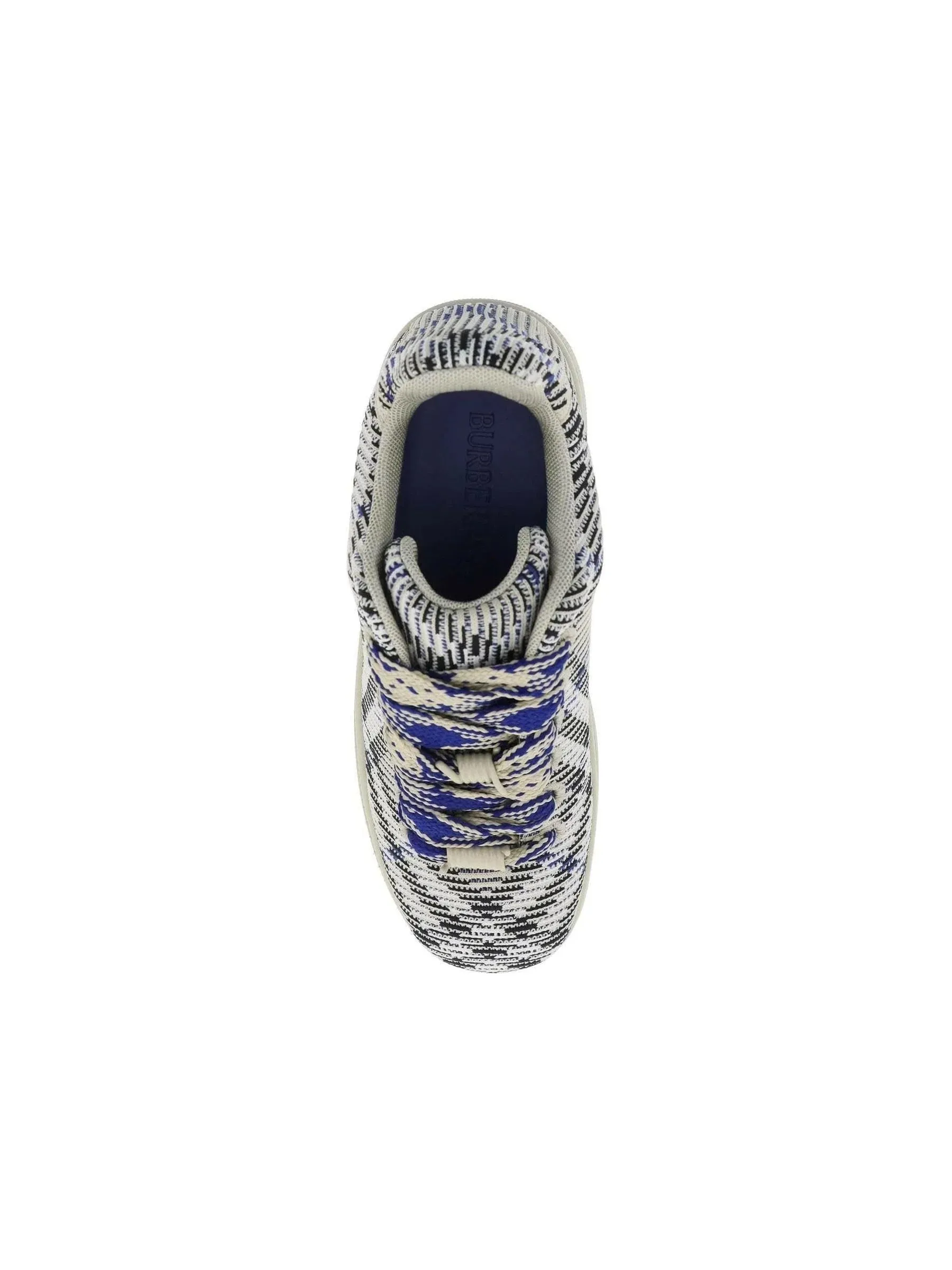 Lichen Check Knit Sneakers