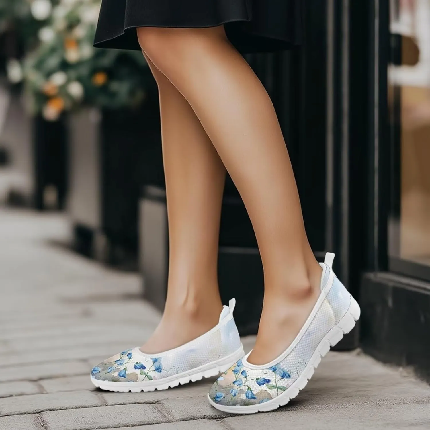 Loafers for Women Business Casual Shoes Comfortable & Lightweight Penny Loafers Slip On Work Flats White Sole