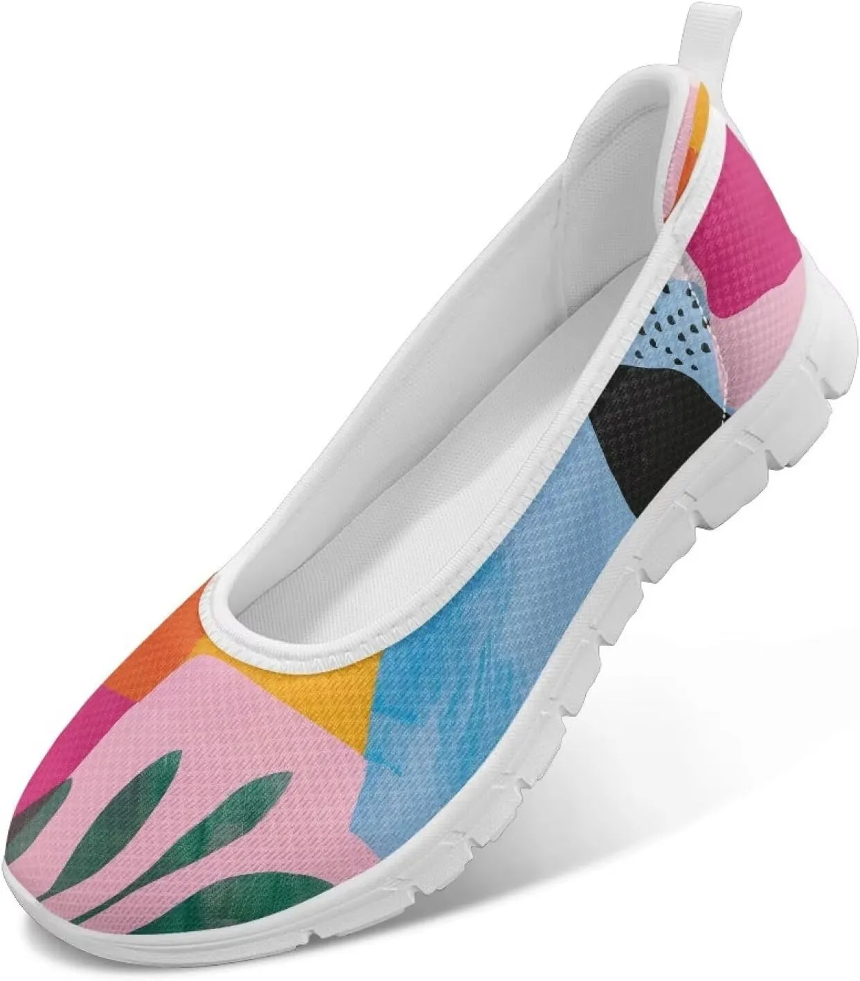 Loafers for Women Business Casual Shoes Comfortable & Lightweight Penny Loafers Slip On Work Flats White Sole