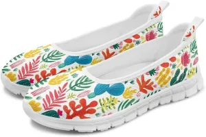 Loafers for Women Business Casual Shoes Comfortable & Lightweight Penny Loafers Slip On Work Flats White Sole