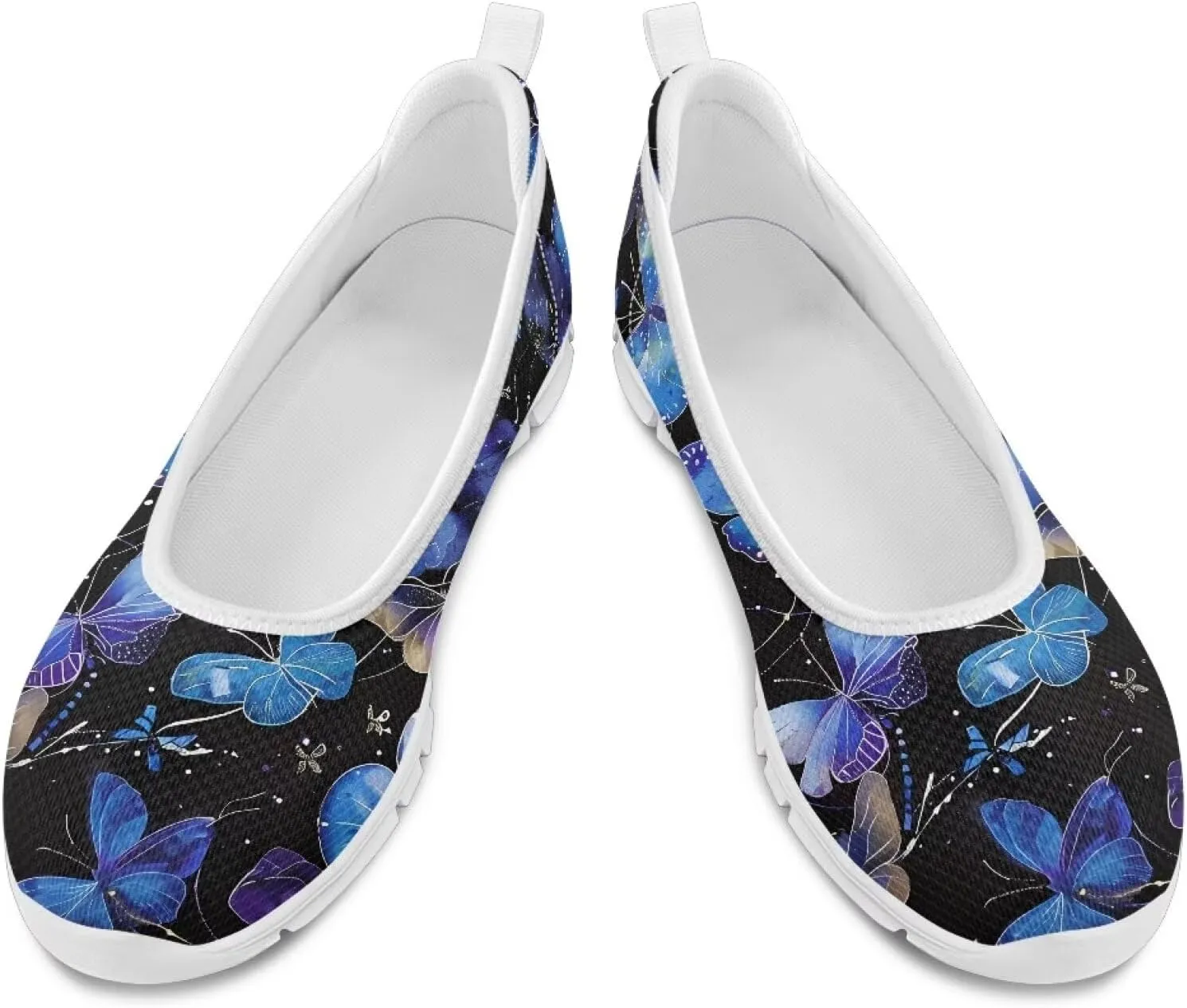 Loafers for Women Business Casual Shoes Comfortable & Lightweight Penny Loafers Slip On Work Flats White Sole