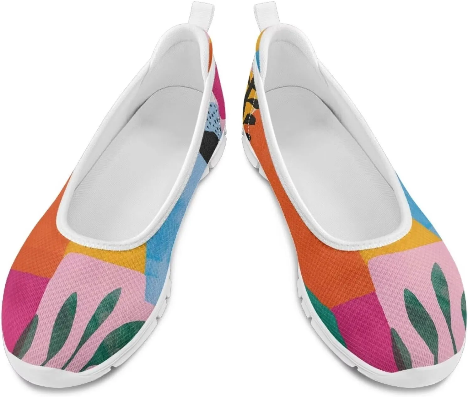 Loafers for Women Business Casual Shoes Comfortable & Lightweight Penny Loafers Slip On Work Flats White Sole