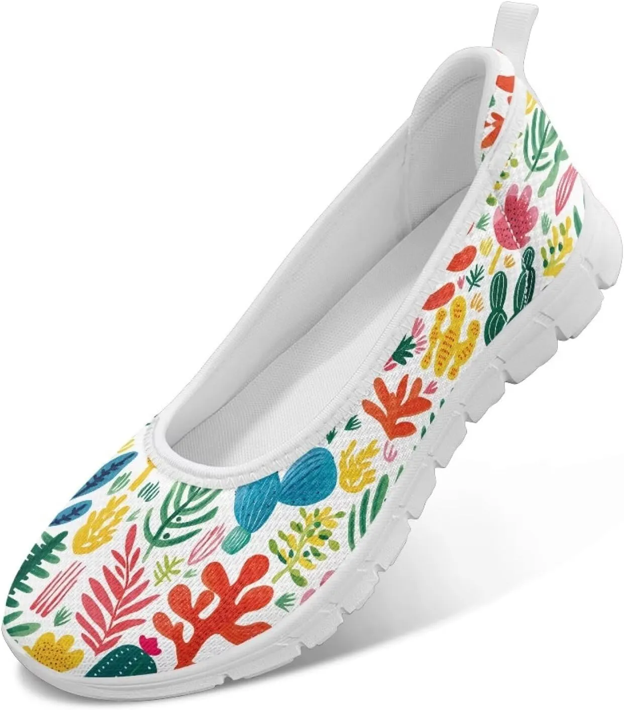 Loafers for Women Business Casual Shoes Comfortable & Lightweight Penny Loafers Slip On Work Flats White Sole