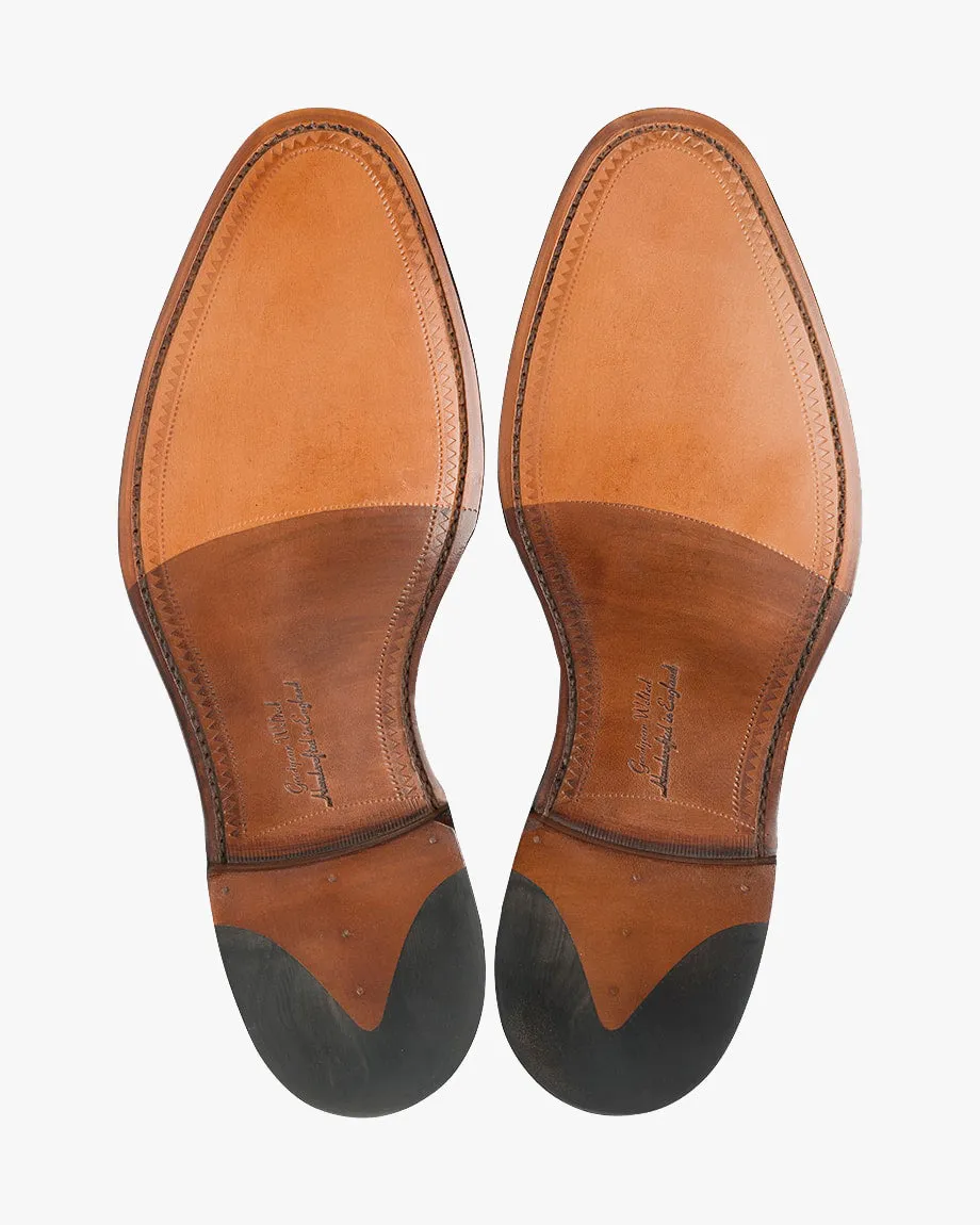 Loake 1880 Classic Aldwych Toe-Cap Oxford Shoe - Dark Brown