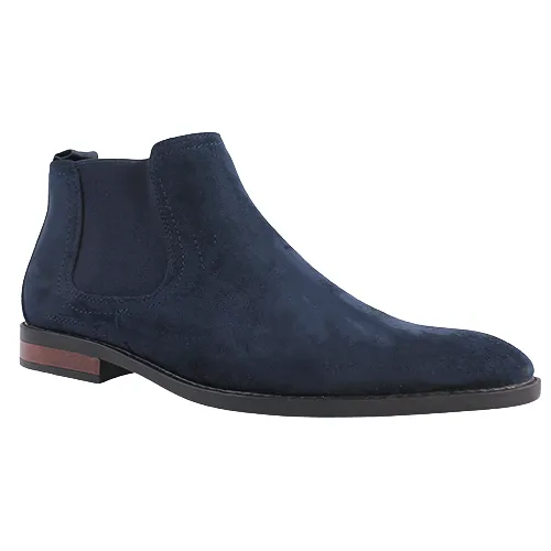 Marcozzi Men's Chelsea Boots - Bremen - Navy Suede