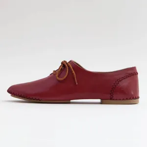 Medan Moccasin | Crimson Calfskin Leather