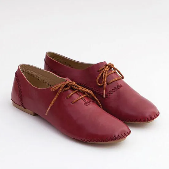 Medan Moccasin | Crimson Calfskin Leather