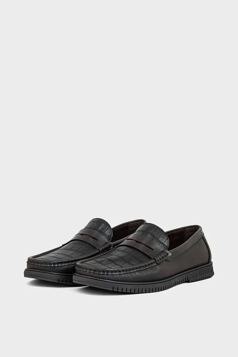 Men Casual Moccasin MC4013-Brown