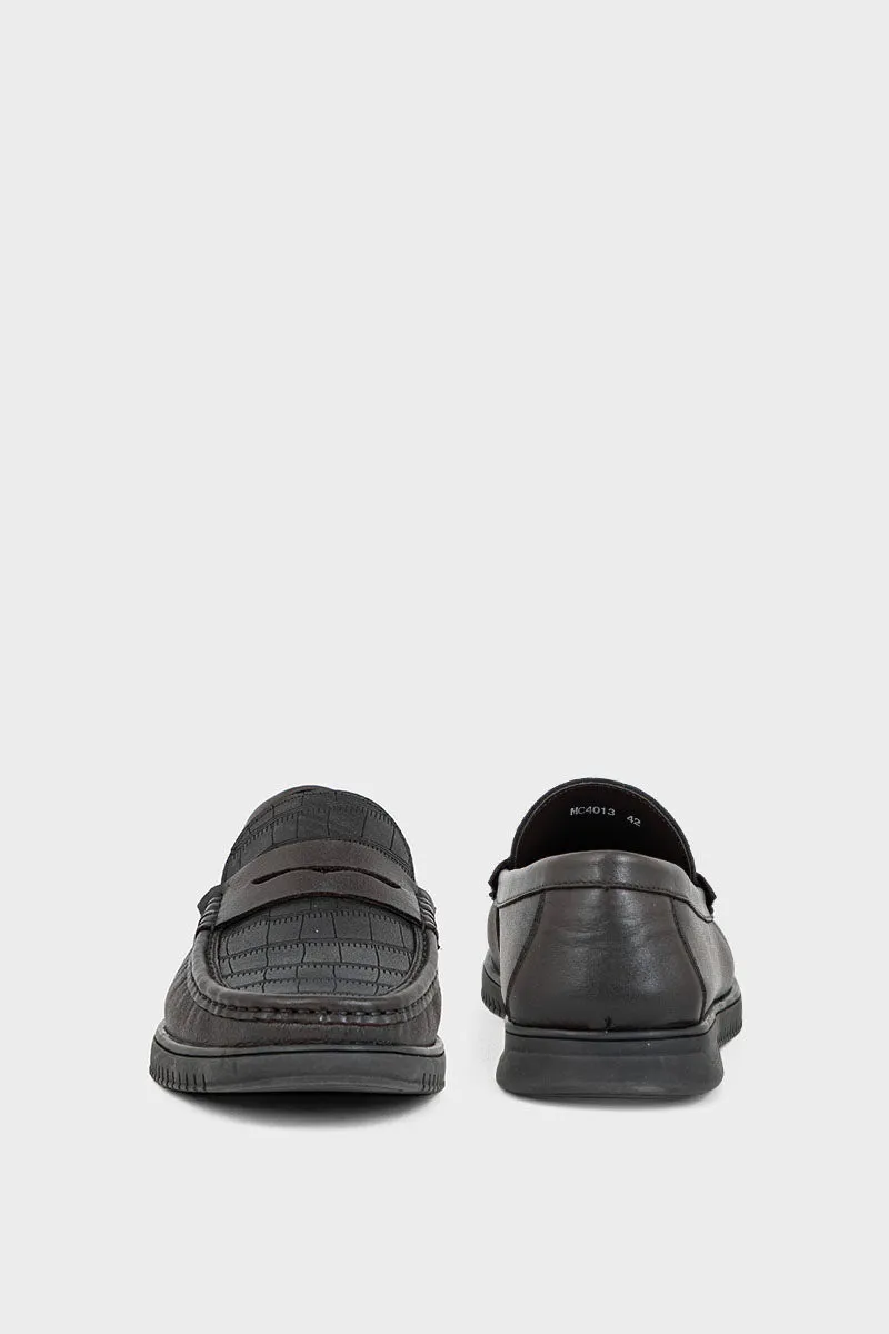 Men Casual Moccasin MC4013-Brown