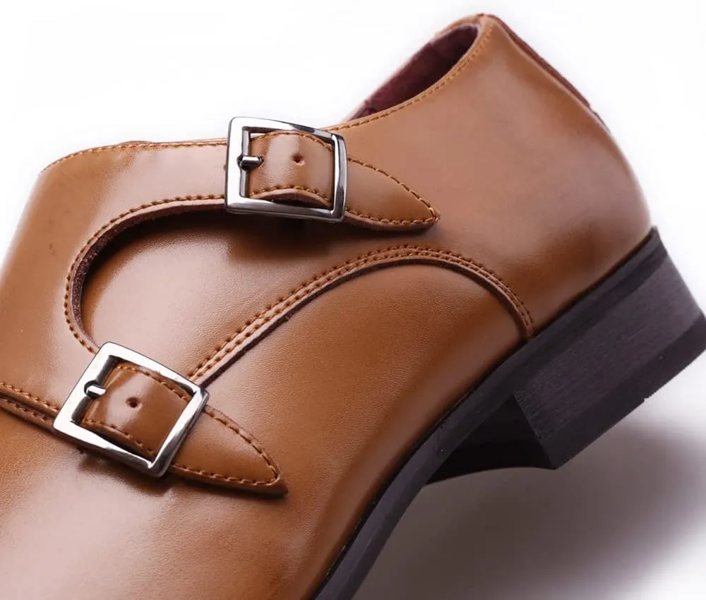 Men Dress Shoes Lace Up Oxford Classic Cap Toe Modern Formal Leather Shoes for Men