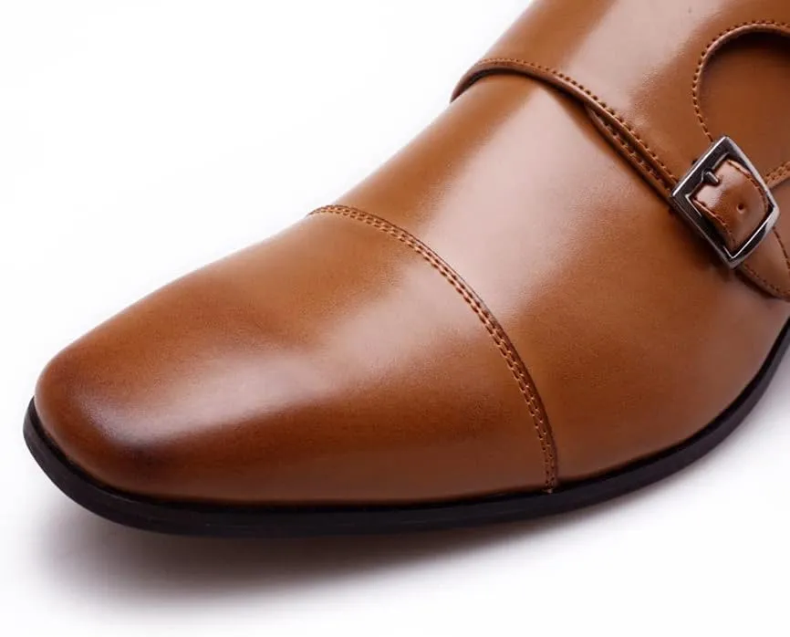 Men Dress Shoes Lace Up Oxford Classic Cap Toe Modern Formal Leather Shoes for Men