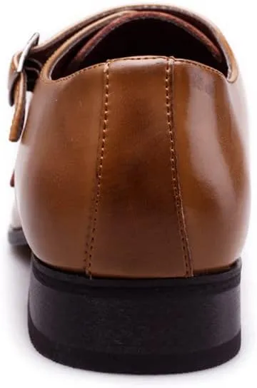 Men Dress Shoes Lace Up Oxford Classic Cap Toe Modern Formal Leather Shoes for Men