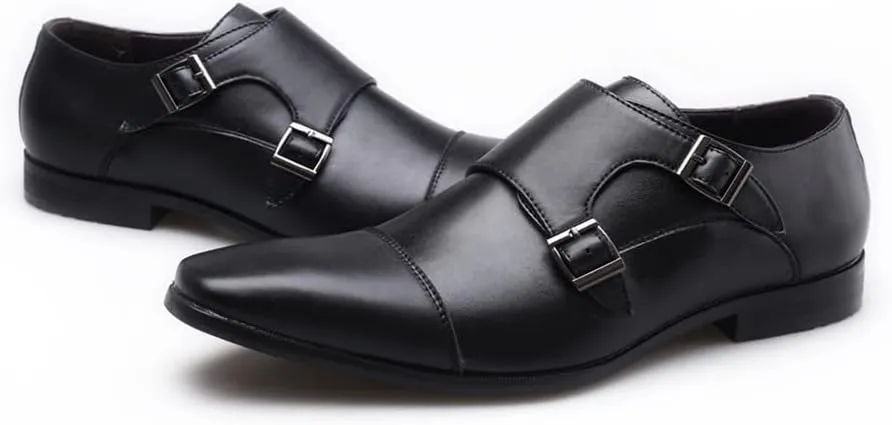 Men Dress Shoes Lace Up Oxford Classic Cap Toe Modern Formal Leather Shoes for Men