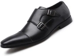 Men Dress Shoes Lace Up Oxford Classic Cap Toe Modern Formal Leather Shoes for Men