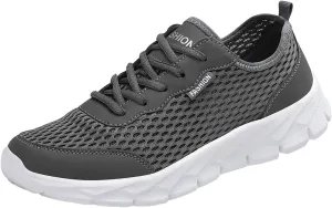 Men Lightweight Breathable Mesh Shoes Running Shoes Mesh Shoes Lace Up Large Size Casual Sneakers Sneaker Shoes Men Mens Dres