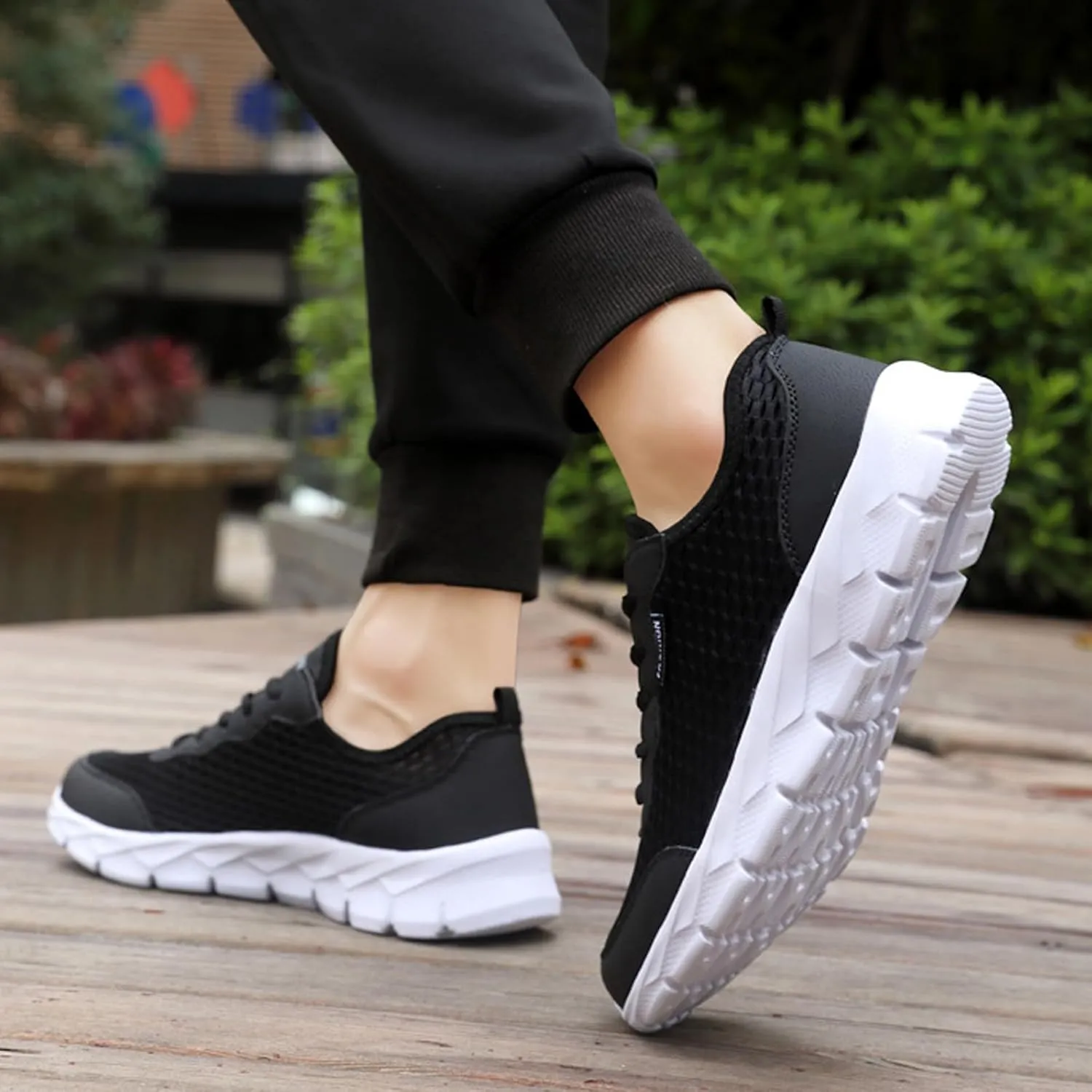 Men Lightweight Breathable Mesh Shoes Running Shoes Mesh Shoes Lace Up Large Size Casual Sneakers Sneaker Shoes Men Mens Dres
