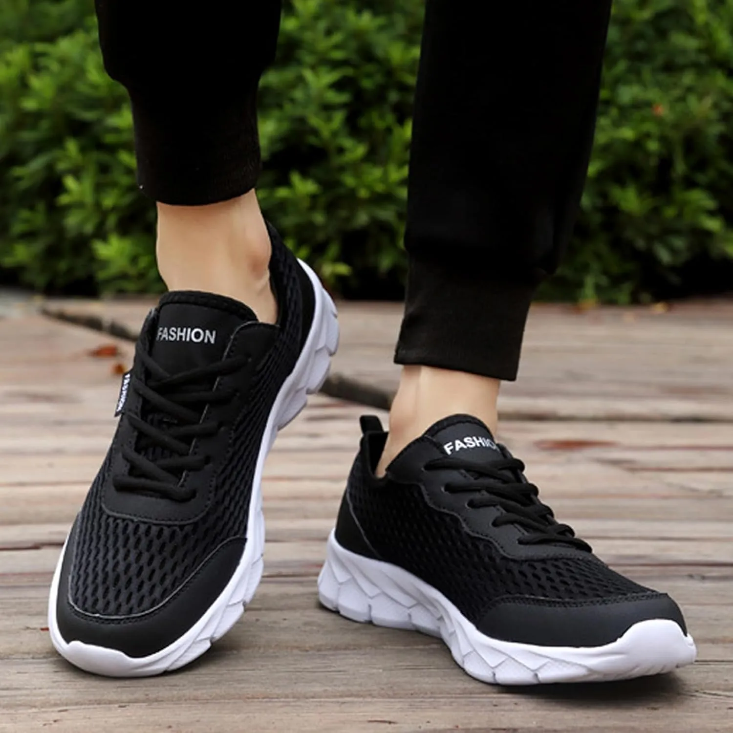 Men Lightweight Breathable Mesh Shoes Running Shoes Mesh Shoes Lace Up Large Size Casual Sneakers Sneaker Shoes Men Mens Dres
